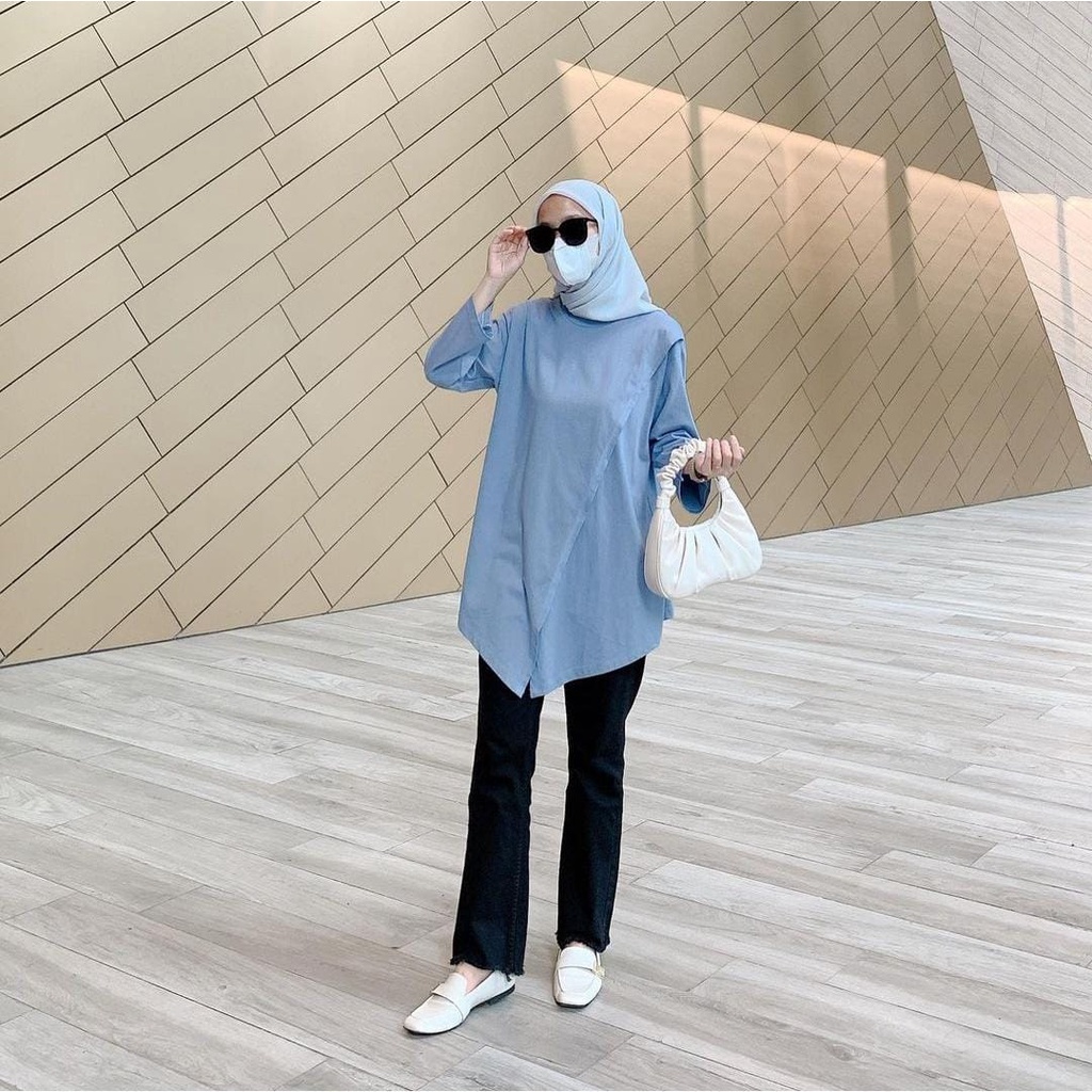 YUJI TOP blous wanita kekinian baju wanita terlaris