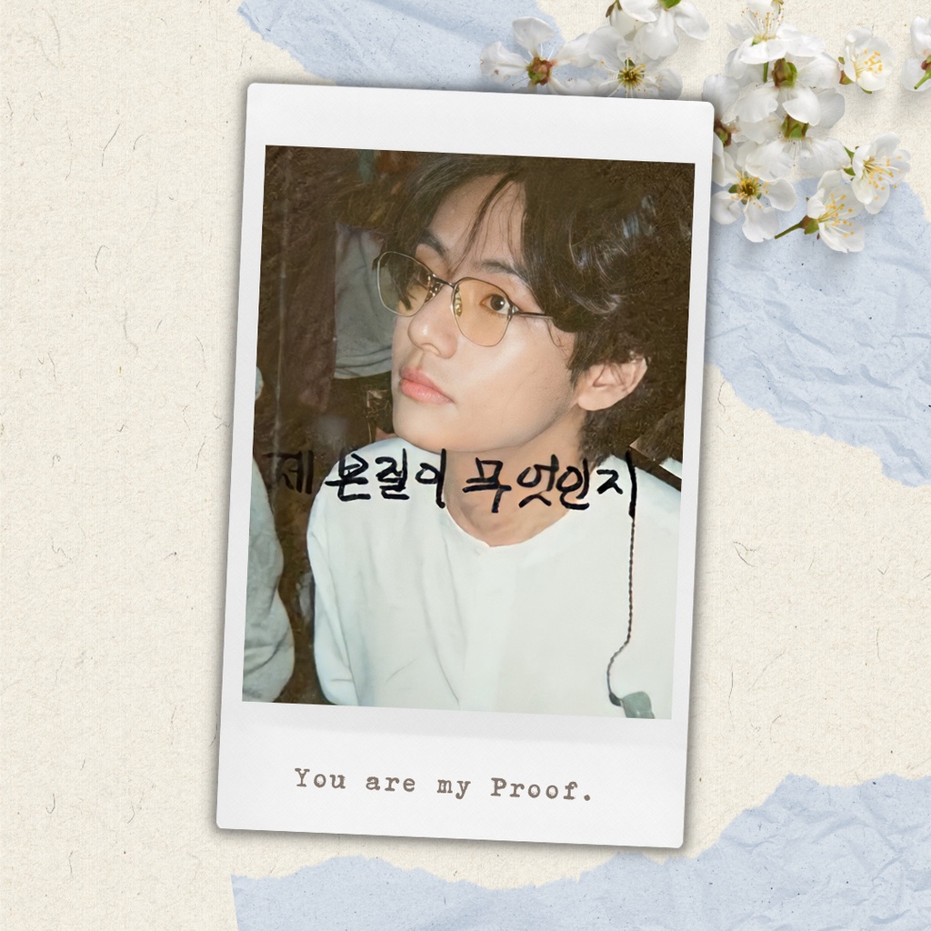 Polaroid Proof by Jimin BTS