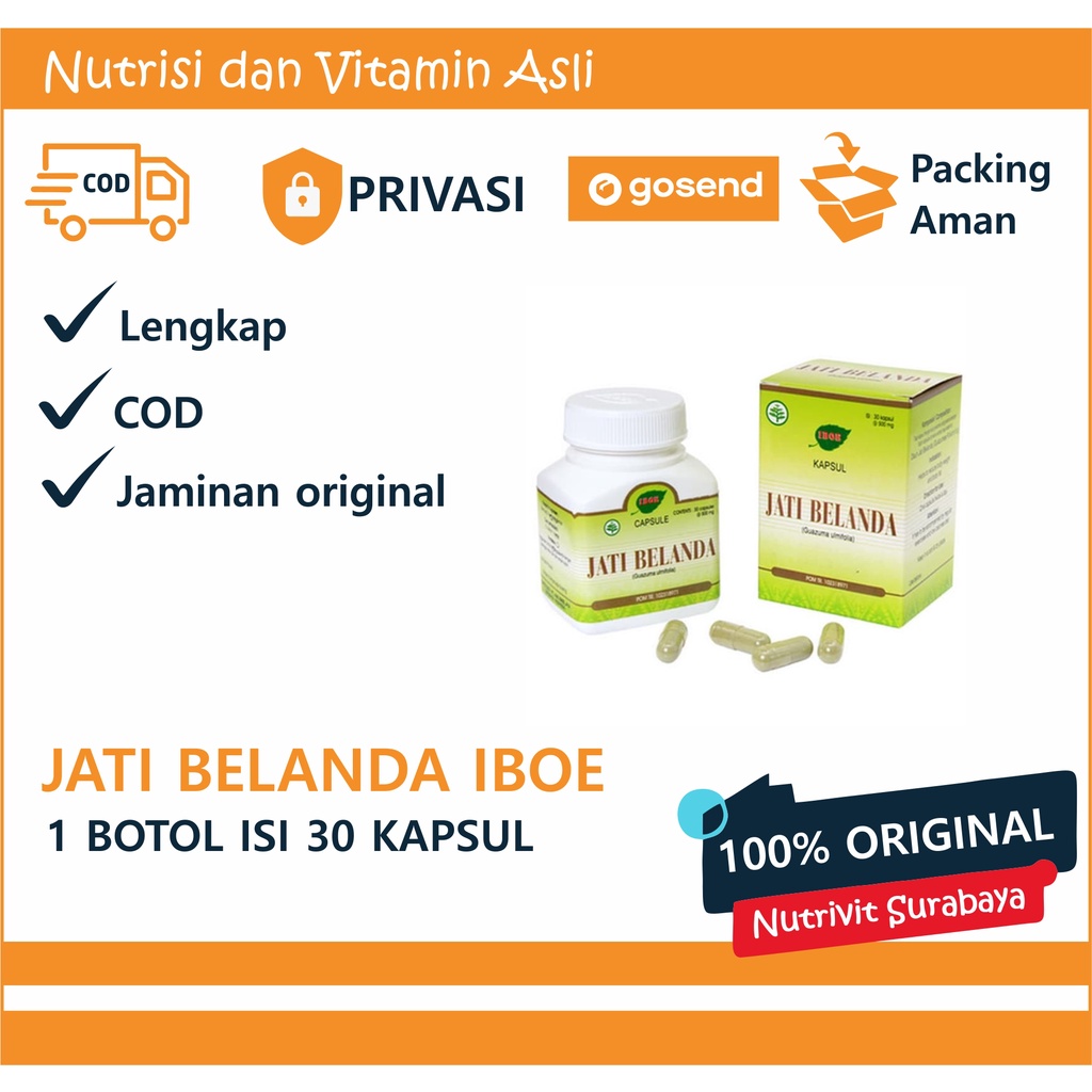 Jamu Iboe Jati Belanda 30'S - Obat Diet - Obat Pembakar Lemak