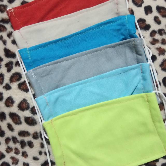 Masker kain  2 layer,