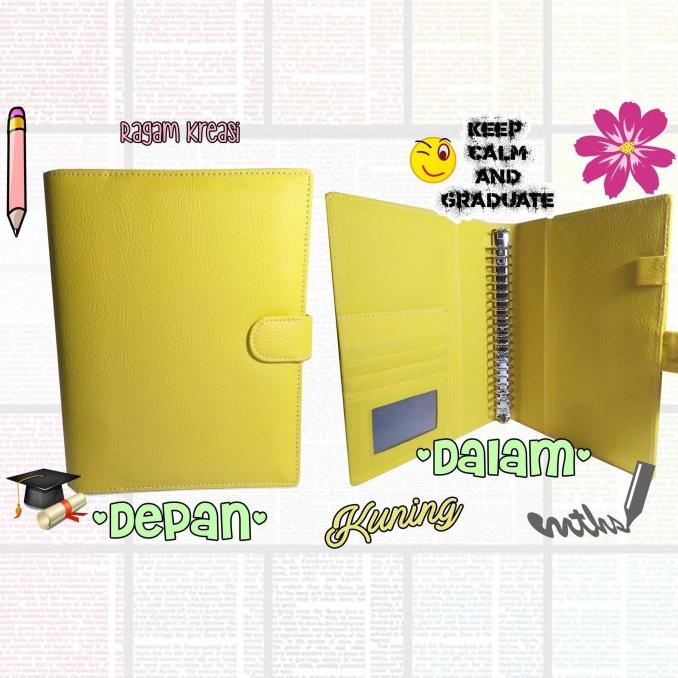 

(((READY COD))) Binder Polos KULIT 20 Ring (Kertas A5) PROMOKode 2348