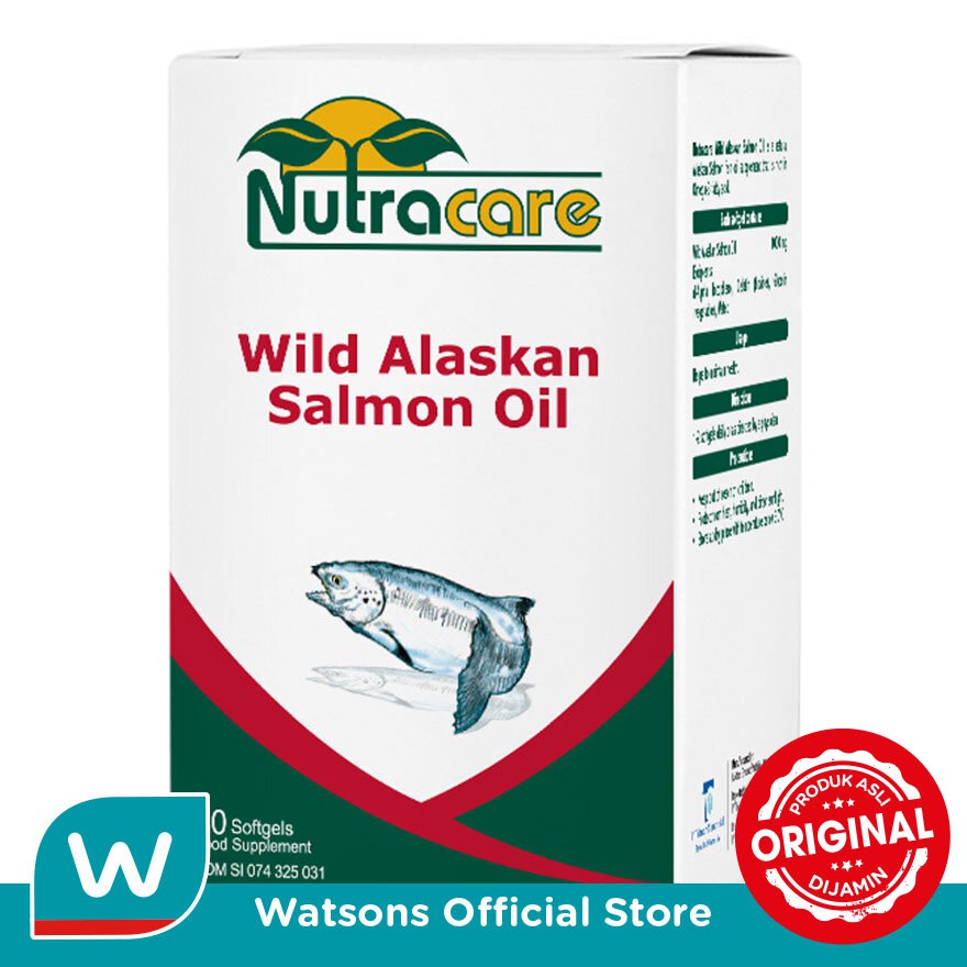 Nutracare Wild Alaskan Salmon Oil 30 Softgel
