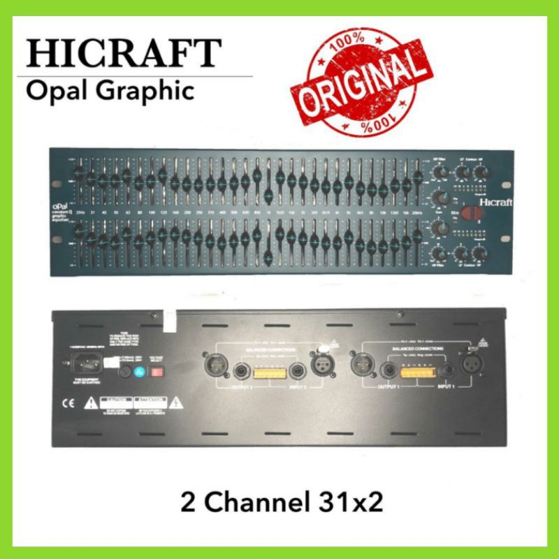 Equaliser Hicraft OPAL 31x2 CHANNEL ORIGINAL