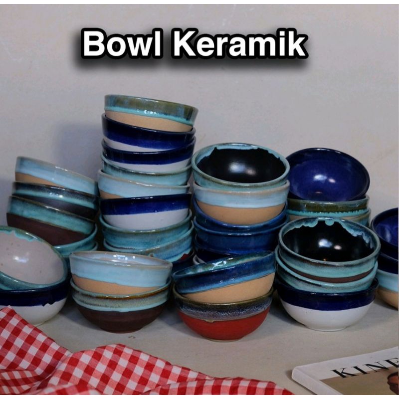 Bowl Mangkok Keramik Handmade Naruna Promo Paket Hemat Custom