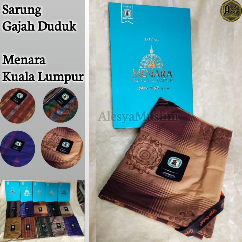 Sarung gajah duduk serumpun motif songket