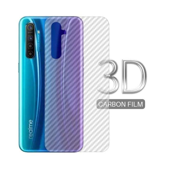Skin Carbon REALME 6  / Realme 6 PRO / Realme 5 / Realme 5i / Realme 5 PRO Anti Gores Belakang Hp