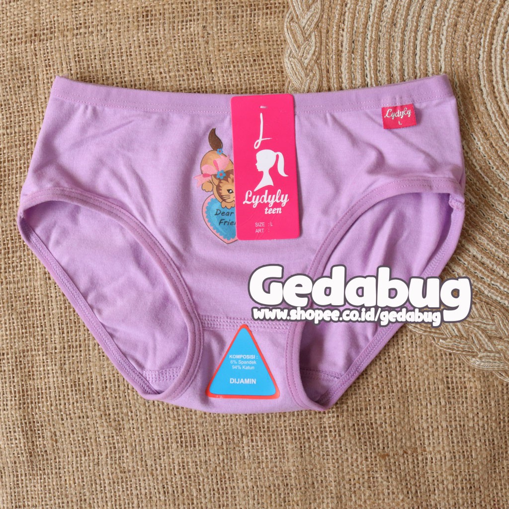 6 Pcs Celana dalam anak Perempuan LYDYLY LD 044 | Cd anak berkualitas | GEDABUG