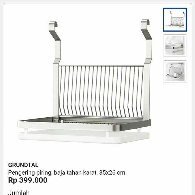 Grundtal ikea rak piring gantung