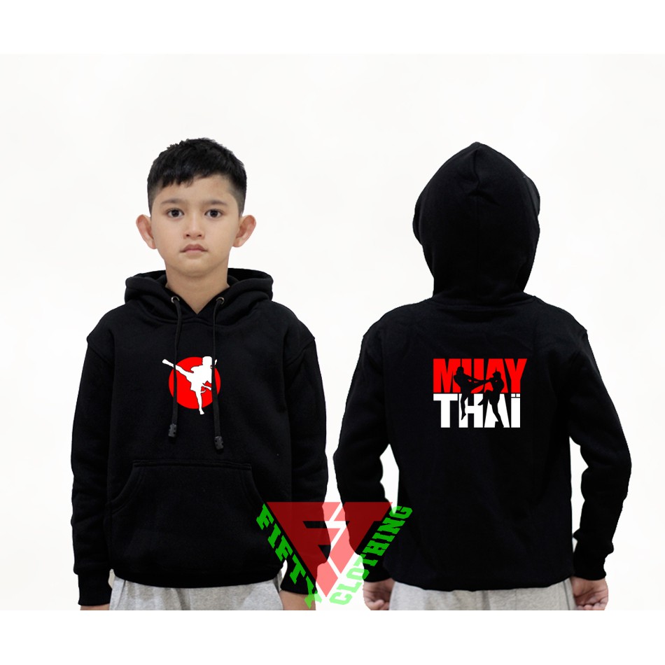 Jaket Sweater Anak Muaythai Size M | L | XL
