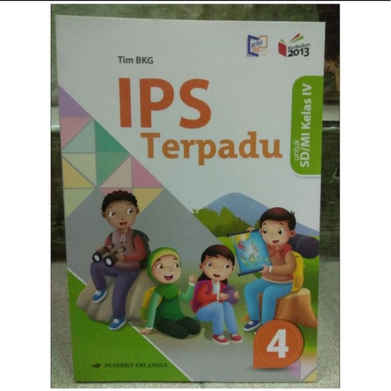 Buku IPS Terpadu Kelas 4 Erlangga