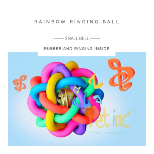 Rainbow ringing ball