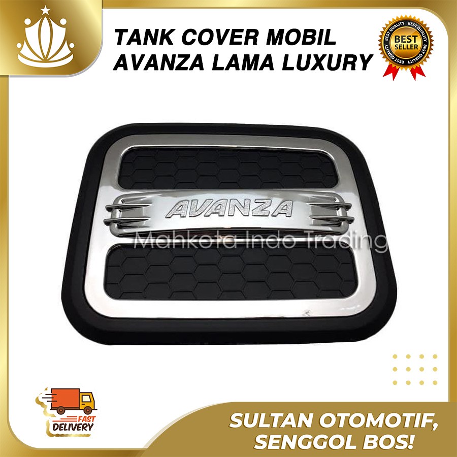 Tank Cover AVANZA Old VVTi / Tutup Bensin Tangki Tengki AVANZA Model Hitam Chrome