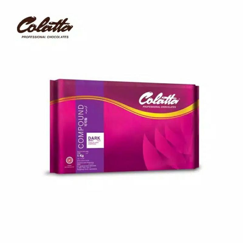 COLATTA Dark Compound 1 kg Coklat Batangan Dark Chocolate