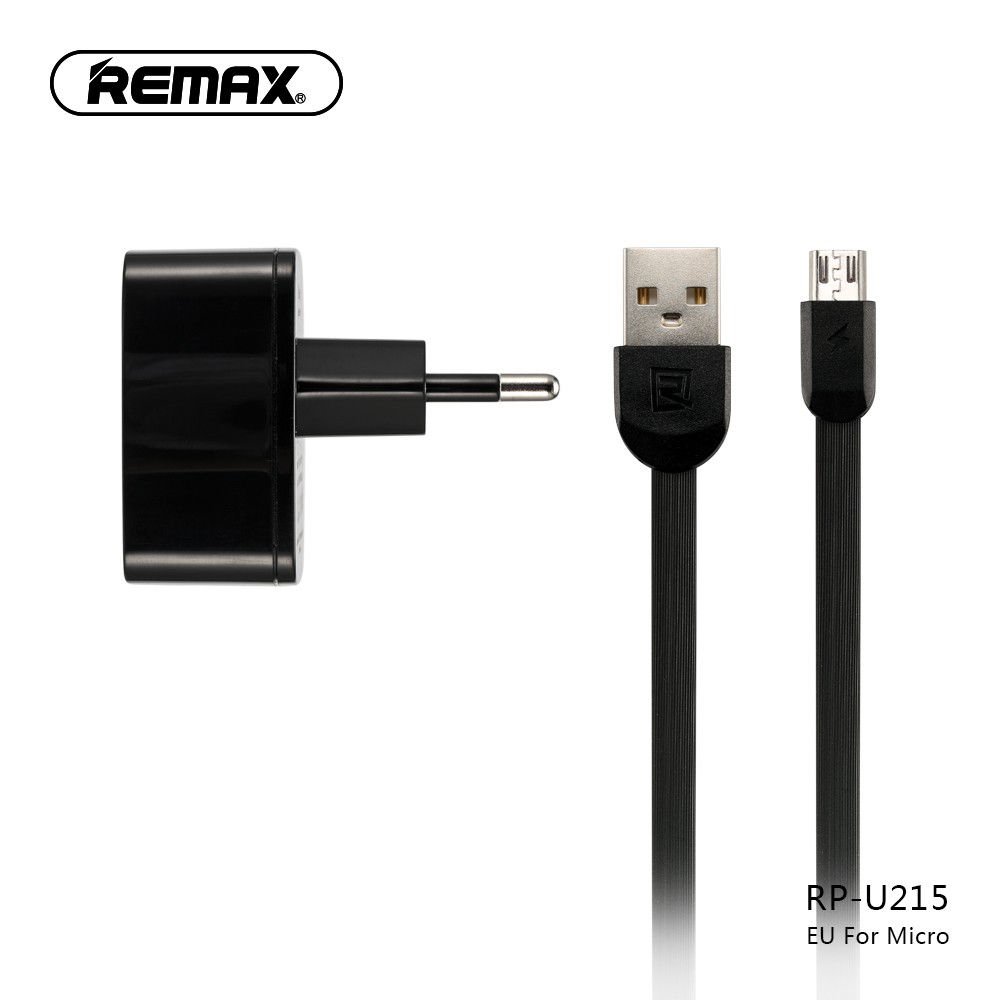 Remax Dual USB Charger with Cable Micro USB RP-U215m