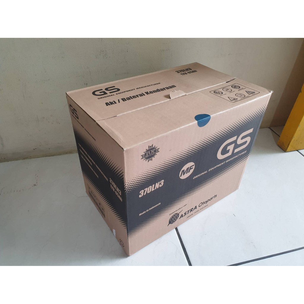 Aki Mobil ALL NEW FORTUNER DIESEL GS MF OEM 370LN3 / LN3 | 12V - 65Ah