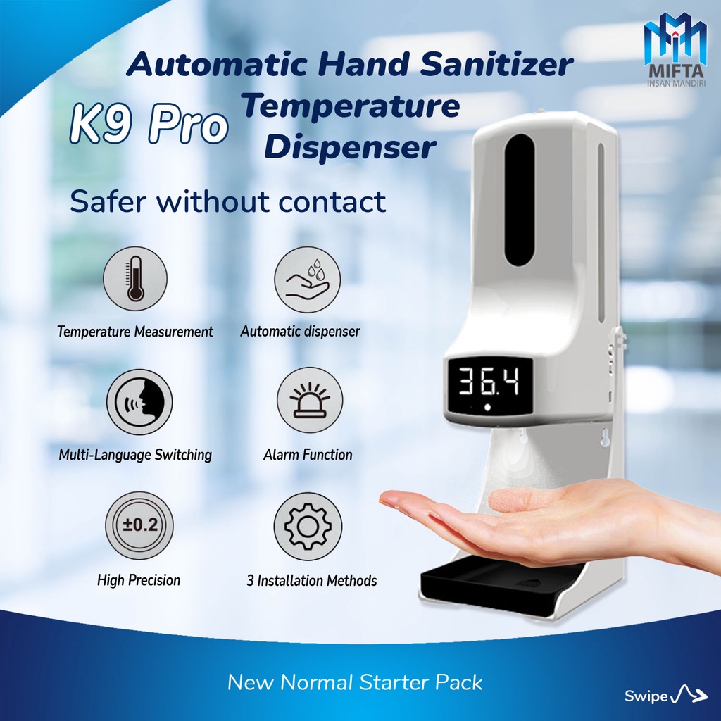 K9 PRO FREE HAND SANITIZER 5 LITER 1 LITER SIAP PAKAI / K9 PRO KOMPLIT