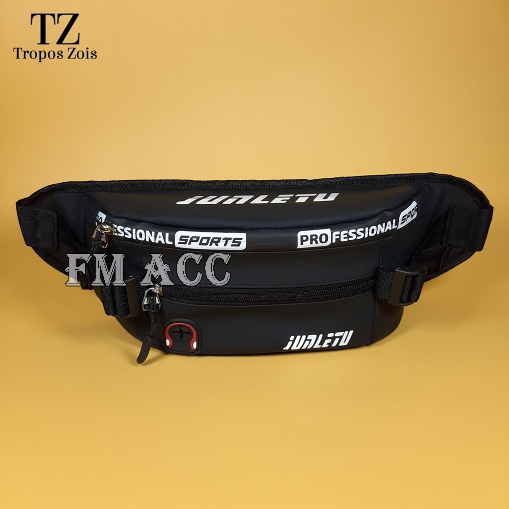 Waistbag Tas Selempang Waterproof Bahan Nilon Parasut Original Polo Prostar Tas Outdoor