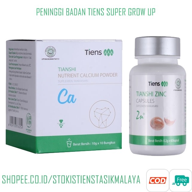 

PENINGGI BADAN TIENS SUPER GROW UP OBAT TINGGI BADAN SUSU SUPLEMEN PENINGGI BADAN HYPERGROW ORIGINAL