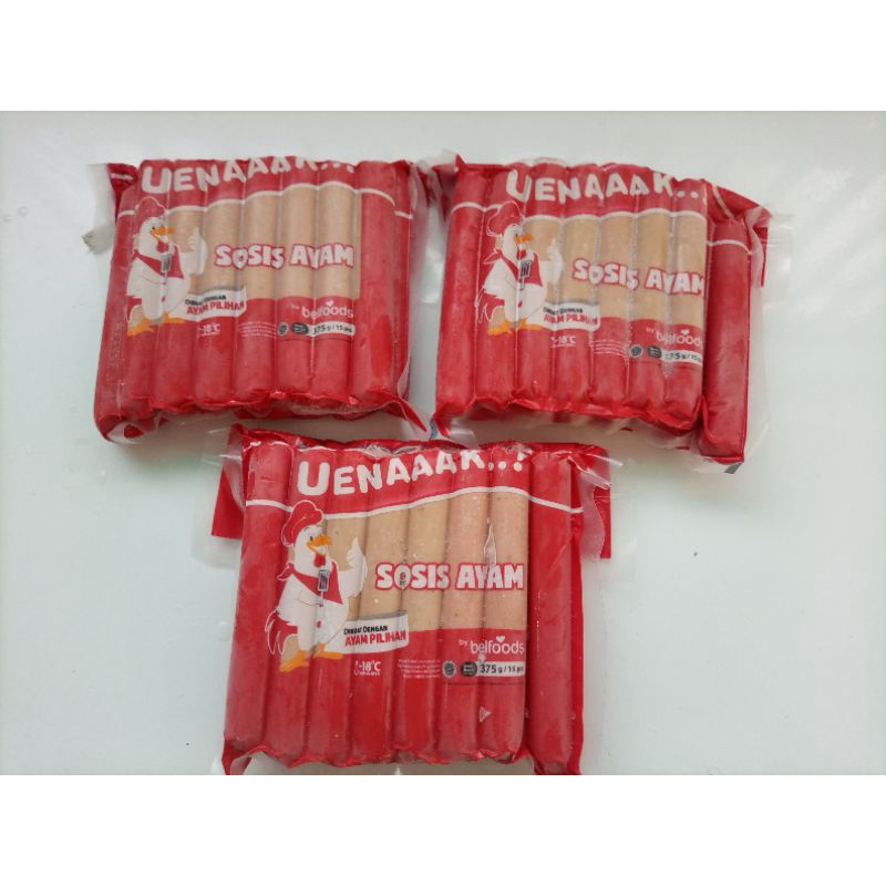 

SOSIS AYAM BELFOOD ENAK UK 375 GR