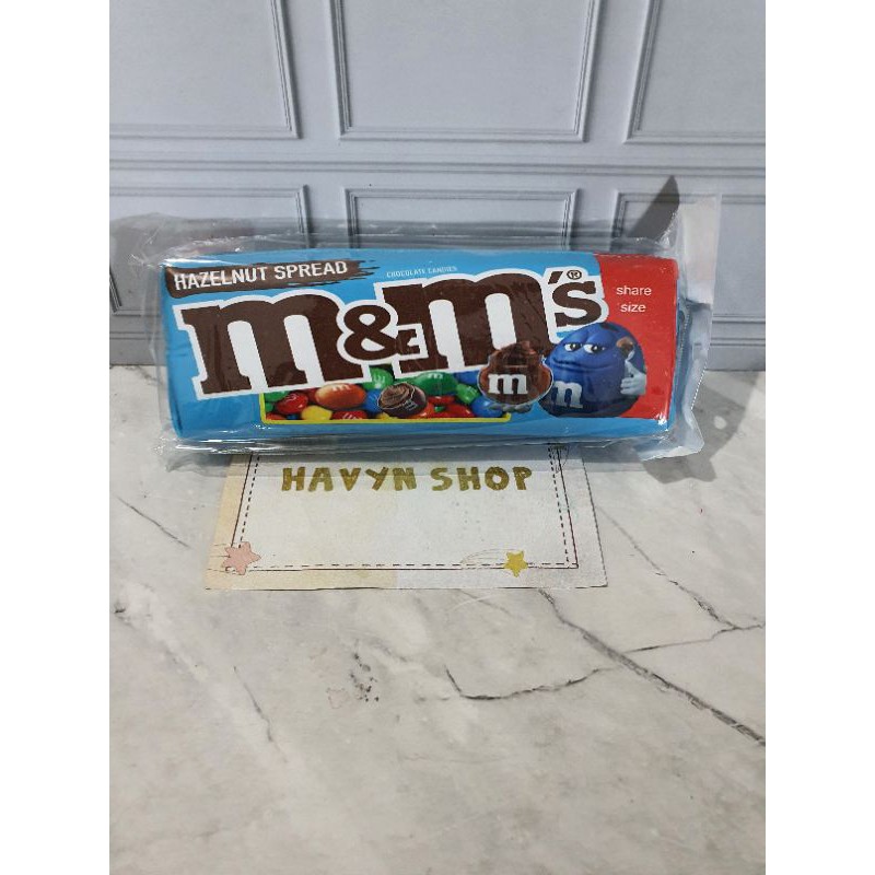 tempat pensil KAIN SNACK/pencil case bahan kain murah-M&M kotak