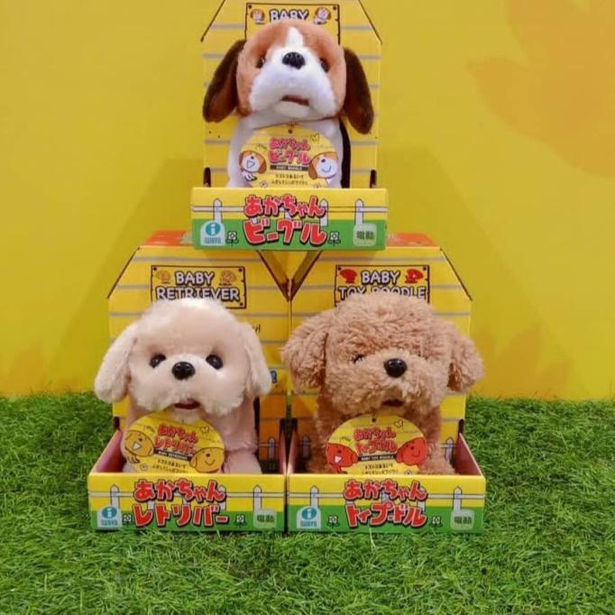 Mainan Anak Perempuan Boneka Anjing Batre Baterai Dog Dolls