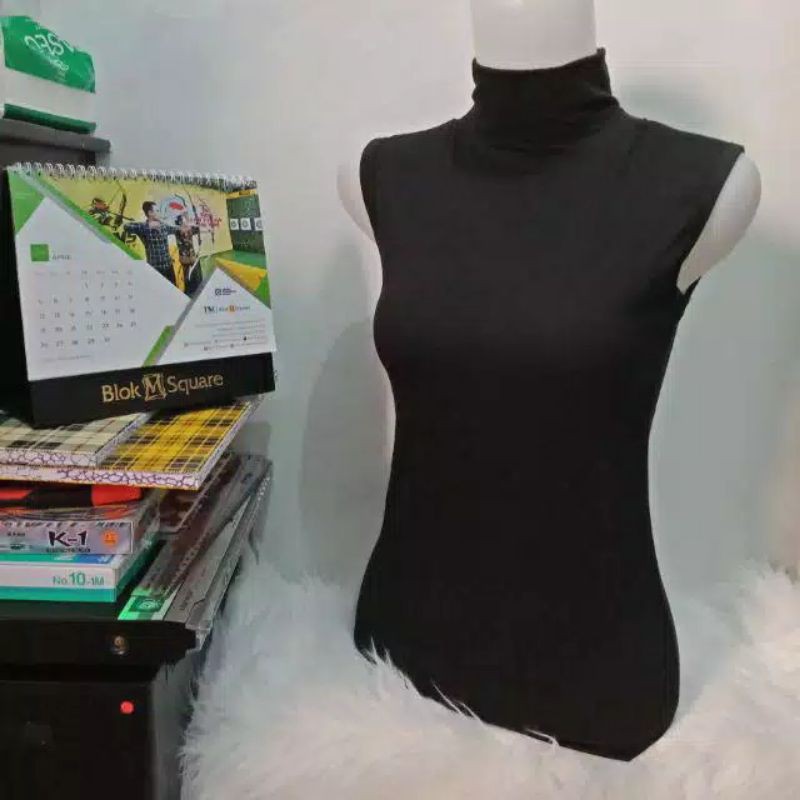 TANKTOP TURTLENECK POLOS MUAT SAMPAI XL /DALEMAN HIJAB