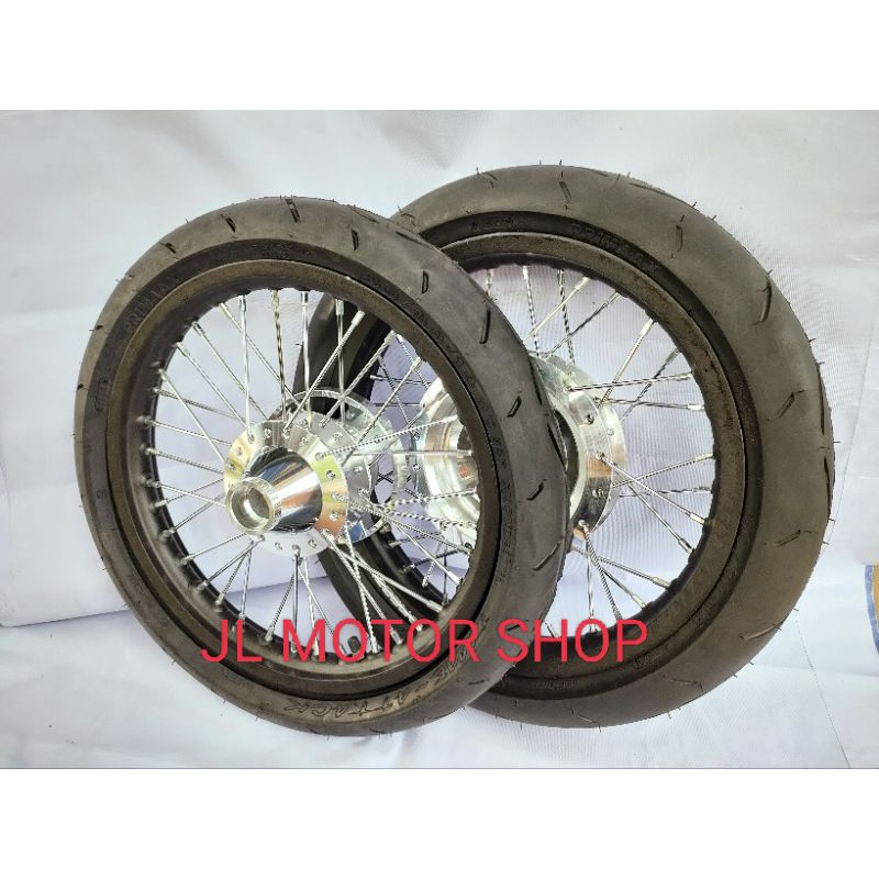 PAKET VELG JARI JARI NMAX OLD NEW NMAX PCX 150 PCX 160 ADV AEROX VARIO 125 150 BEAT SCOOPY GENIO MIO M3 FINO XRIDE XEON SOUL GT FREEGO FAZZIO RING 14 PLUS BAN LUAR DALAM