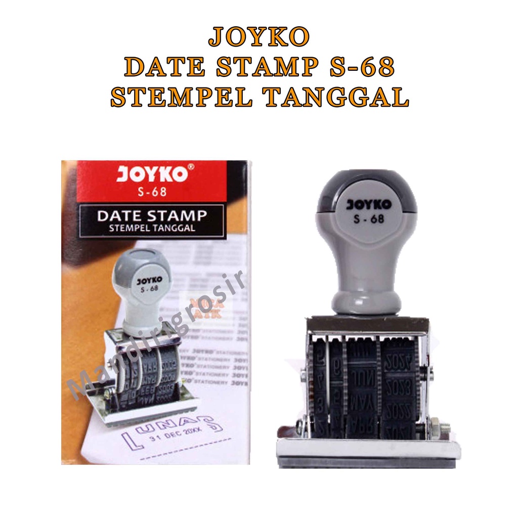 Date Stamp * Joyko * Stempel Tanggal * Stempel Lunas S-68