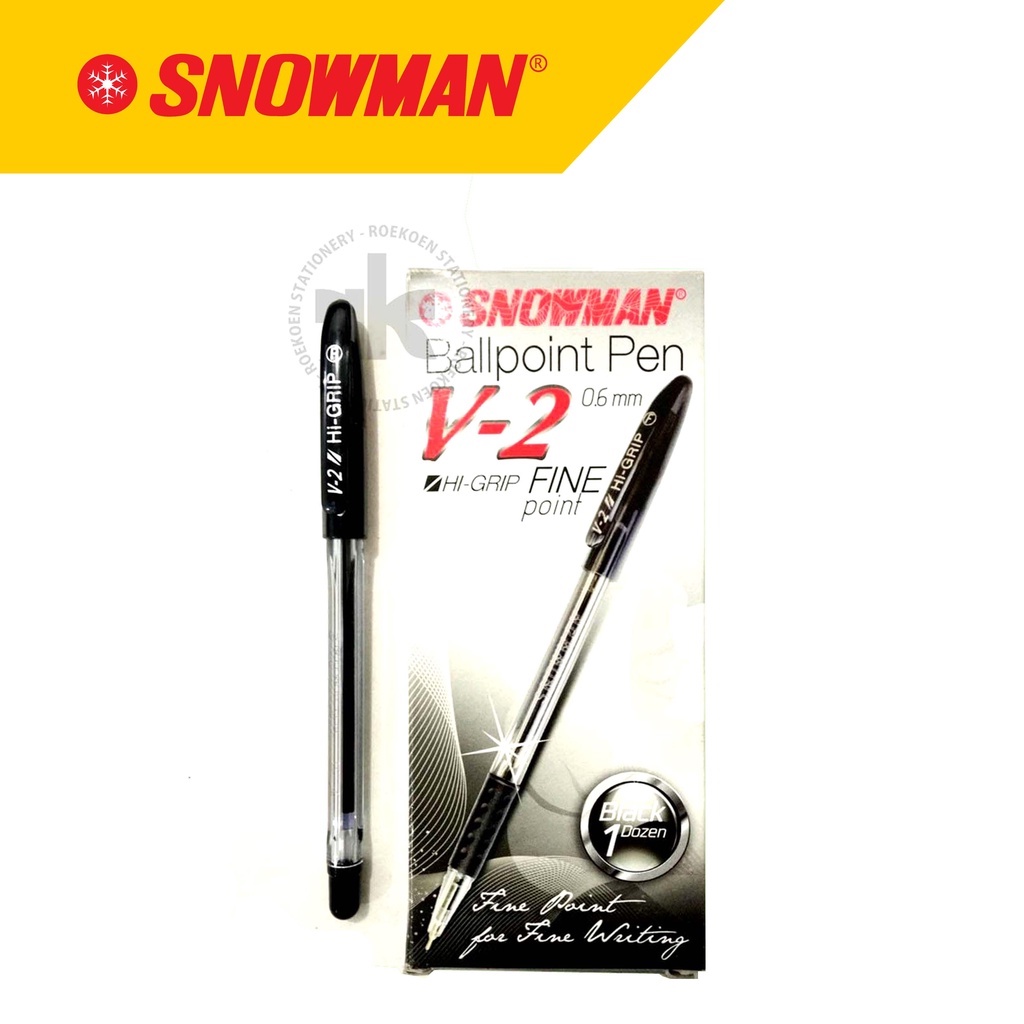 

Snowman V-2 Fine Ballpen Semi Gel 0.6mm Fine