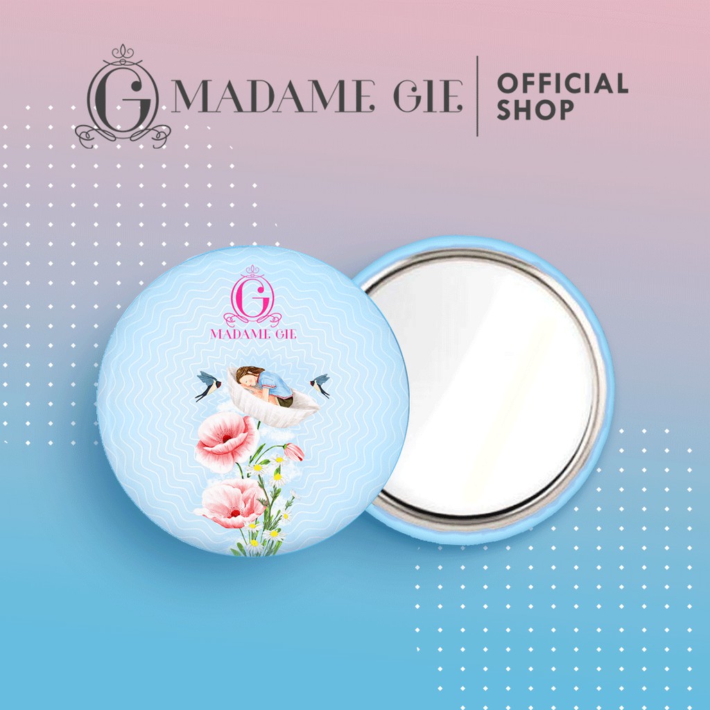 [CHECKOUT SERIBU] Madame Gie Beauty Hand Mirror - Kaca Cermin Makeup-1