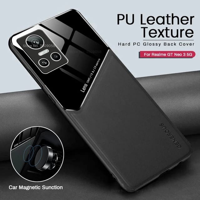 REALME GT NEO 3 SOFT CASE PREMIUM PLEXIGLASS LEATHER