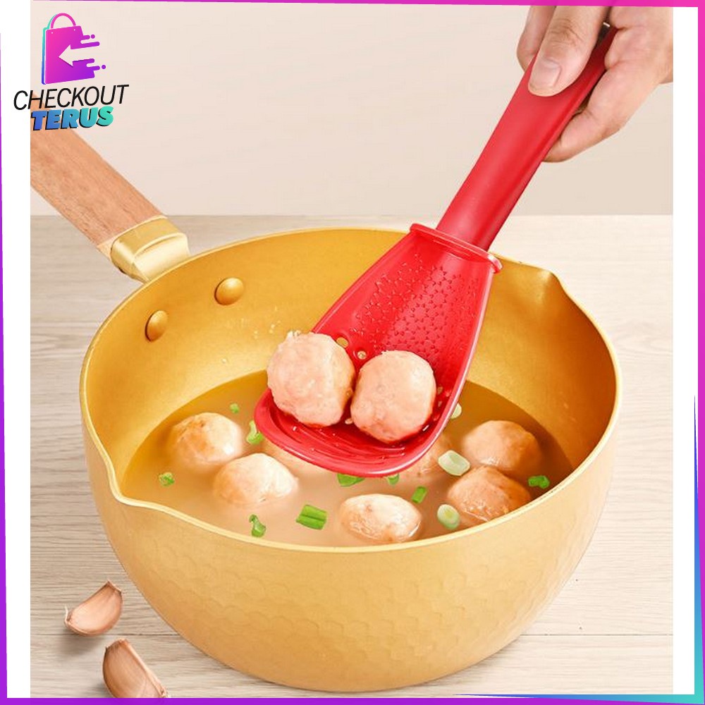 CT C557 Sendok Centong Penghalus Nasi Serbaguna Sendok Saringan Mie Penyaring Kuah Makanan Perlengkapan Dapur