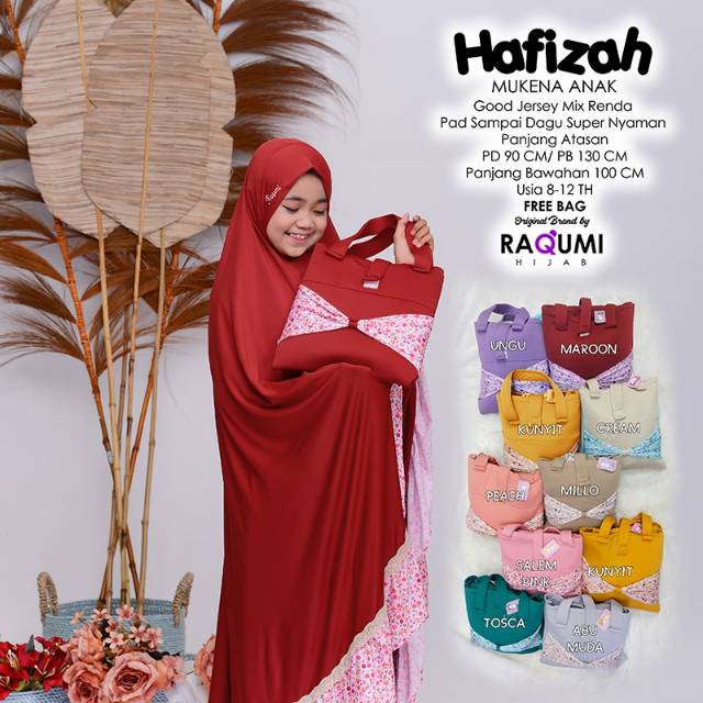 HAFIZAH RAQUMI MUKENA ANAK MUKENA PREMIUM