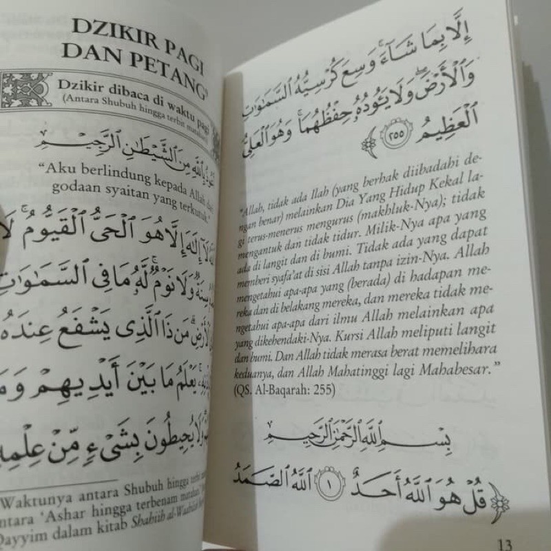 Dzikir Pagi Petang/Buku saku dzikir/dzikir pagi dan petang/buku dzikir saku/buku dzikir