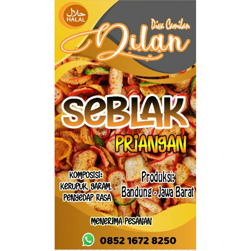 

Seblak Priangan Dilan ( Diva Camilan ) Original dan Pedas