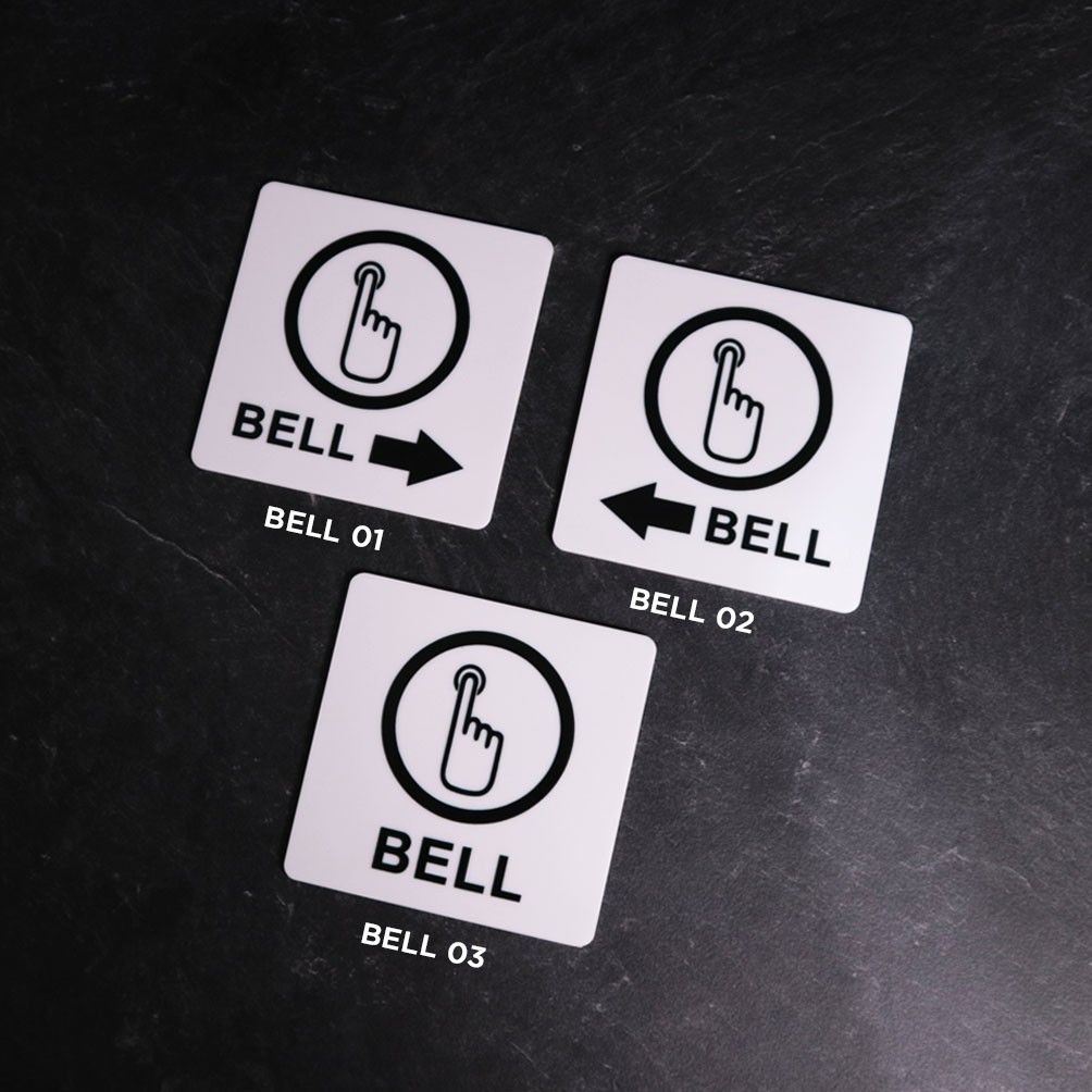 Bell | Papan Sign Board Akrilik