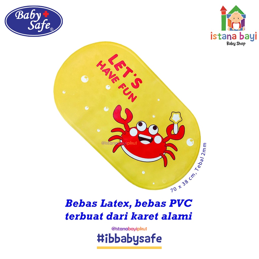 Baby Safe Rubber Bath Mat BT009 - keset kamar mandi anak