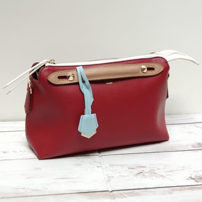 KEKINIAN TAS FENDI BTW | TAS VIV | TAS SPEEDY BOSTON - MERAH KUALITAS BAGUS