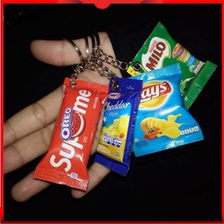 GANTUNGAN KUNCI MINIATUR SNACK SOUVENIR PESTA KADO OLEH OLEH PAKET PILIHAN