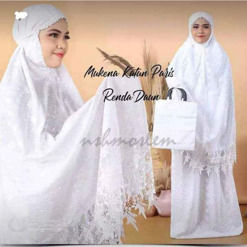 Mukena dewasa katun paris