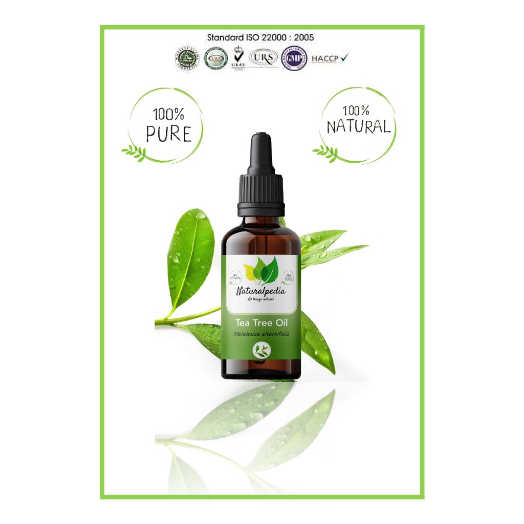 Pure Tea Tree Essential Oil / Minyak Esensial Atsiri TeaTree Murni 30ml