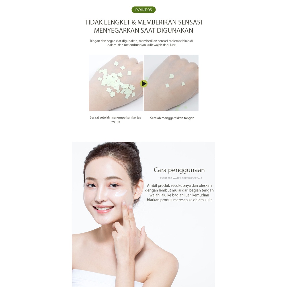 B.O.M Eight Tea Water Capsule Cream