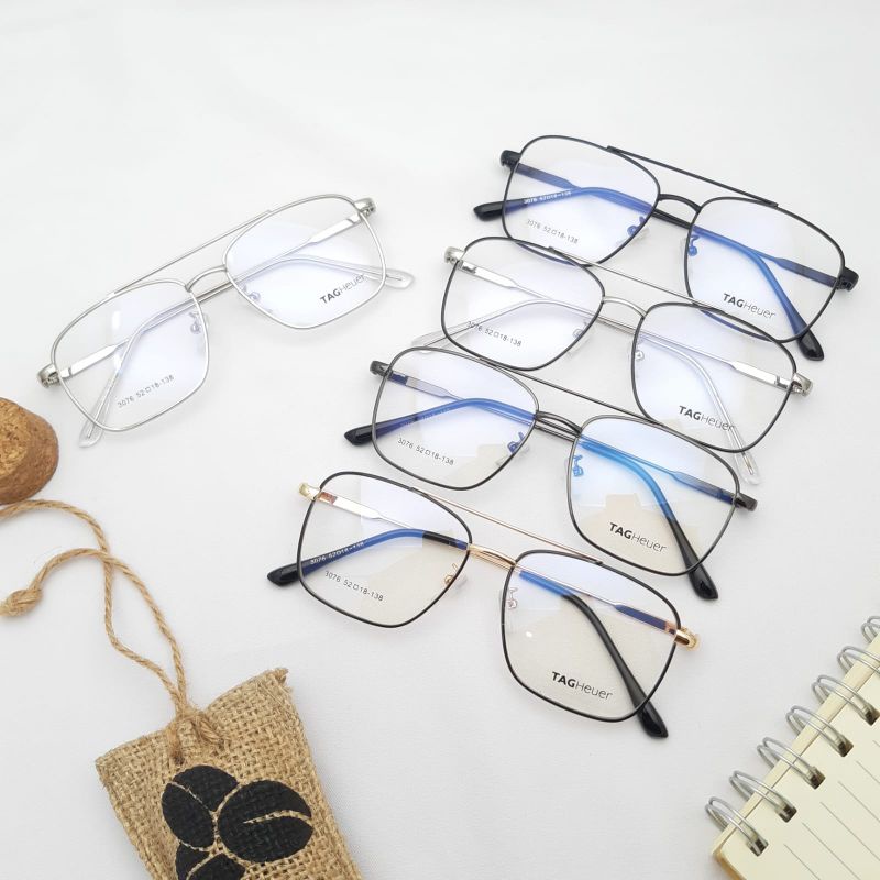 [3076]PAKET KACAMATA PHOTOCHROMIC|BLUERAY|BLUECHROMIC