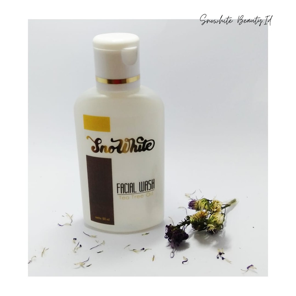 Facial Wash Tea Tree Oily (Untuk Kulit Berjerawat)
