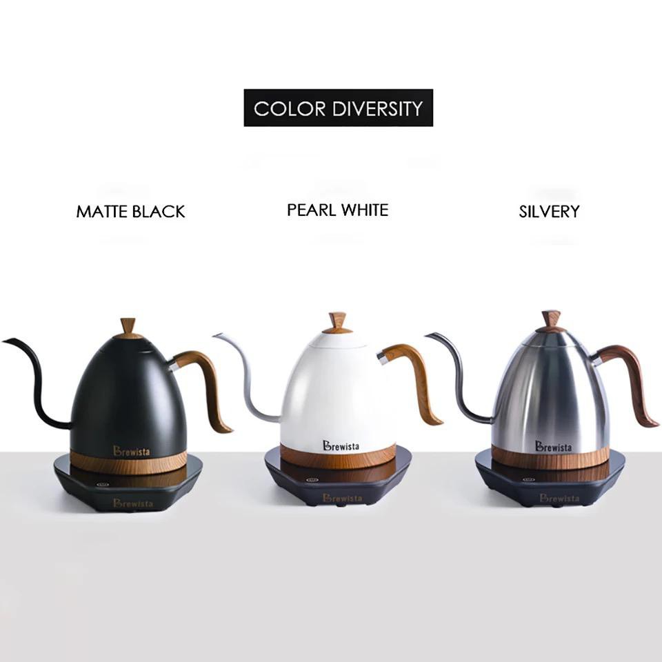 brewista artisan gooseneck kettle electric 600ml / teko kopi elektrik premium quality