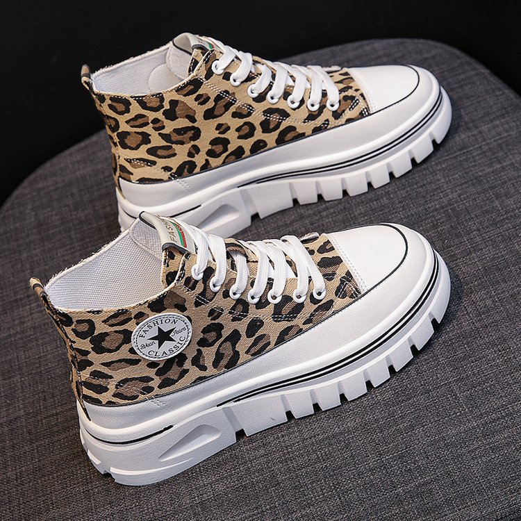 [ Import Design ] Sepatu Boots Wanita Import Boots Leopard Premium Quality ID154