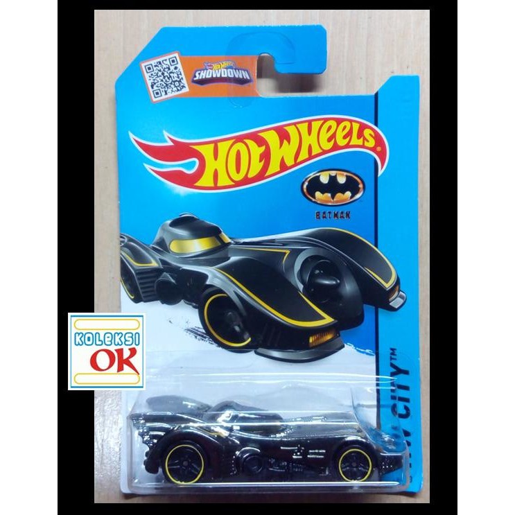 Hotwheels Batmobile with Yellow Lining - Batmobile 89