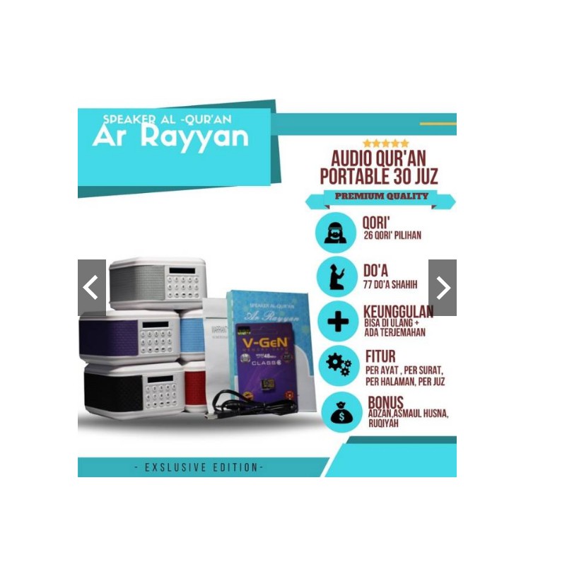 GRATIS ONGKIR- SPEAKER AL-QURAN-Speaker Quran Lengkap - Belajar Al-Quran - Mp3 Al Quran -