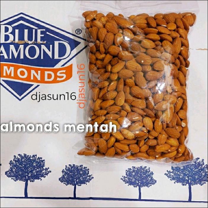 

Terbatas - Kacang Almond Mentah Kupas 1Kg | Raw Whole Almond