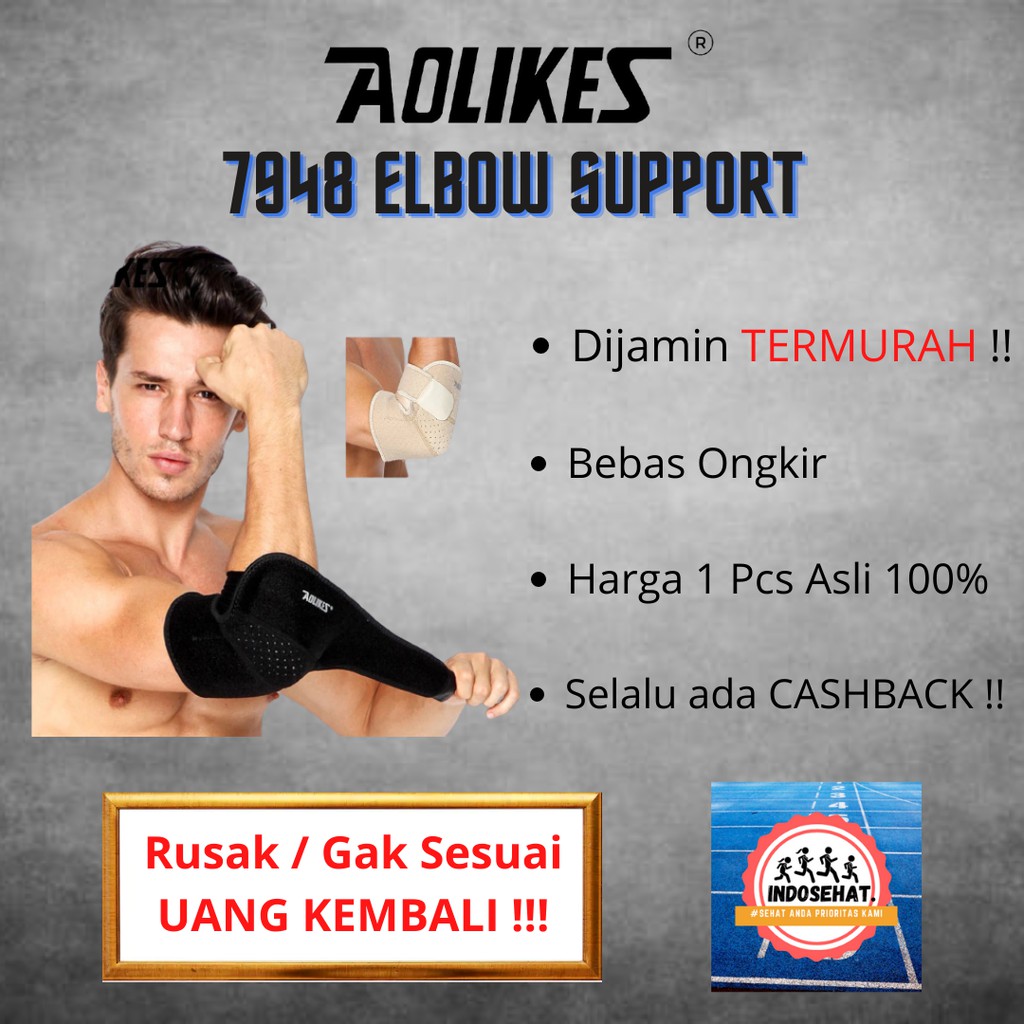 AOLIKES 7948 Maximum Protection Elbow Support - Deker Pelindung Siku Tangan PREMIUM QUALITY